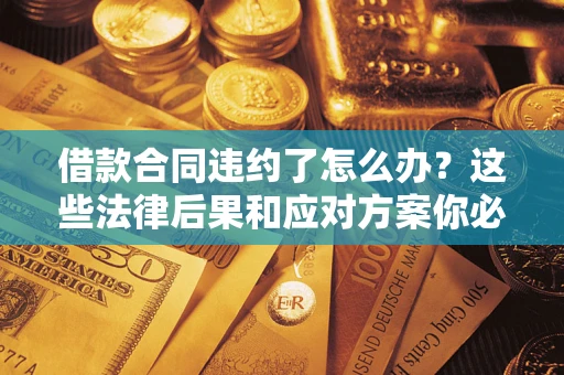 武汉借款合同违约了怎么办？这些法律后果和应对方案你必须知道