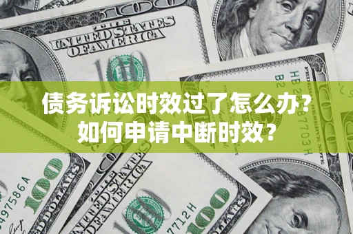 武汉债务诉讼时效过了怎么办?如何申请中断时效? 武汉债务诉讼时效过了怎么办?如何申请中断时效?