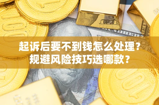 武汉起诉后要不到钱怎么处理?规避风险技巧选哪款? 武汉起诉后要不到钱怎么处理?规避风险技巧选哪款?