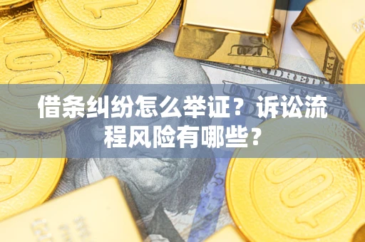 武汉借条纠纷怎么举证?诉讼流程风险有哪些? 武汉借条纠纷怎么举证?诉讼流程风险有哪些?