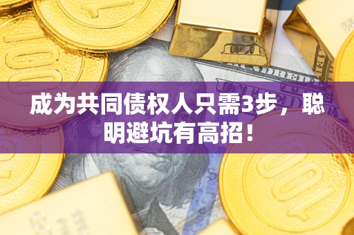 武汉成为共同债权人只需3步,聪明避坑有高招! 武汉成为共同债权人只需3步,聪明避坑有高招!